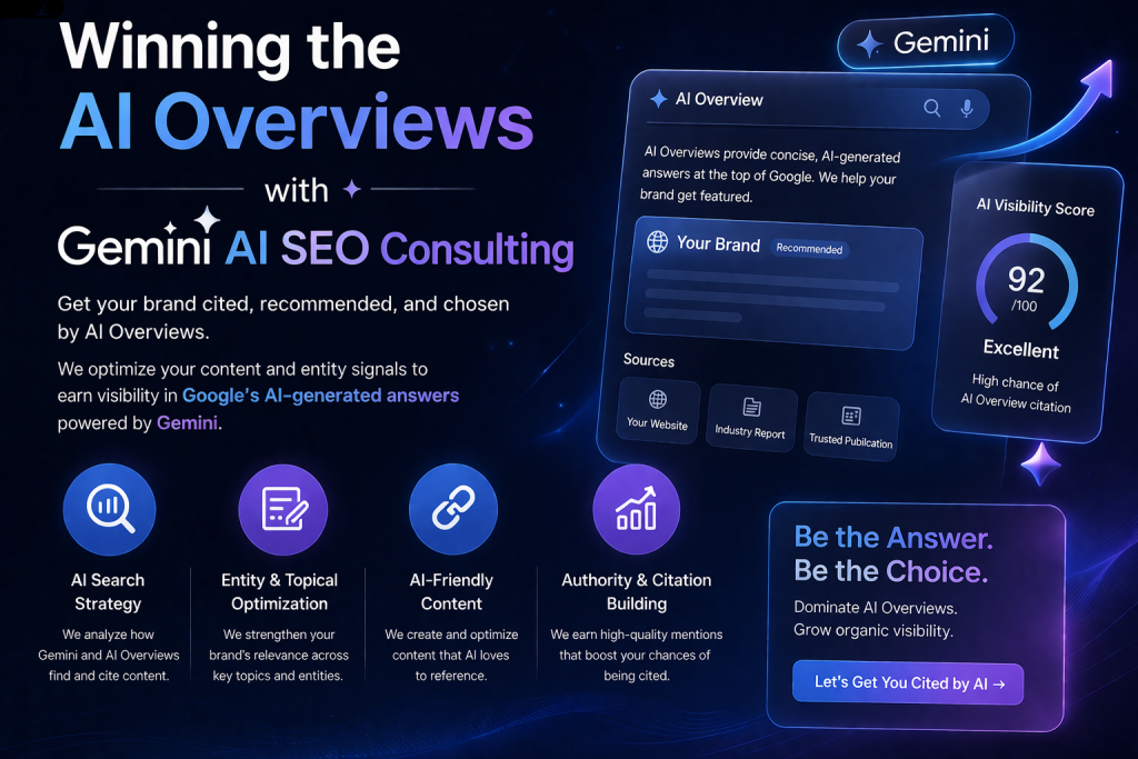 ai seo consulting gemini