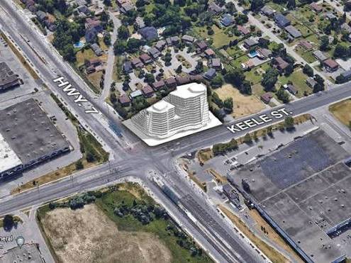 Highway 7 and Keele Street