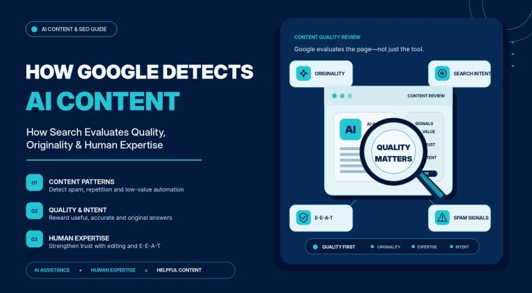 how does google detect ai content