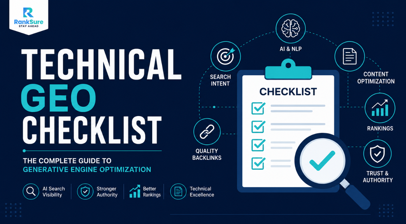 technical geo checklist graphics