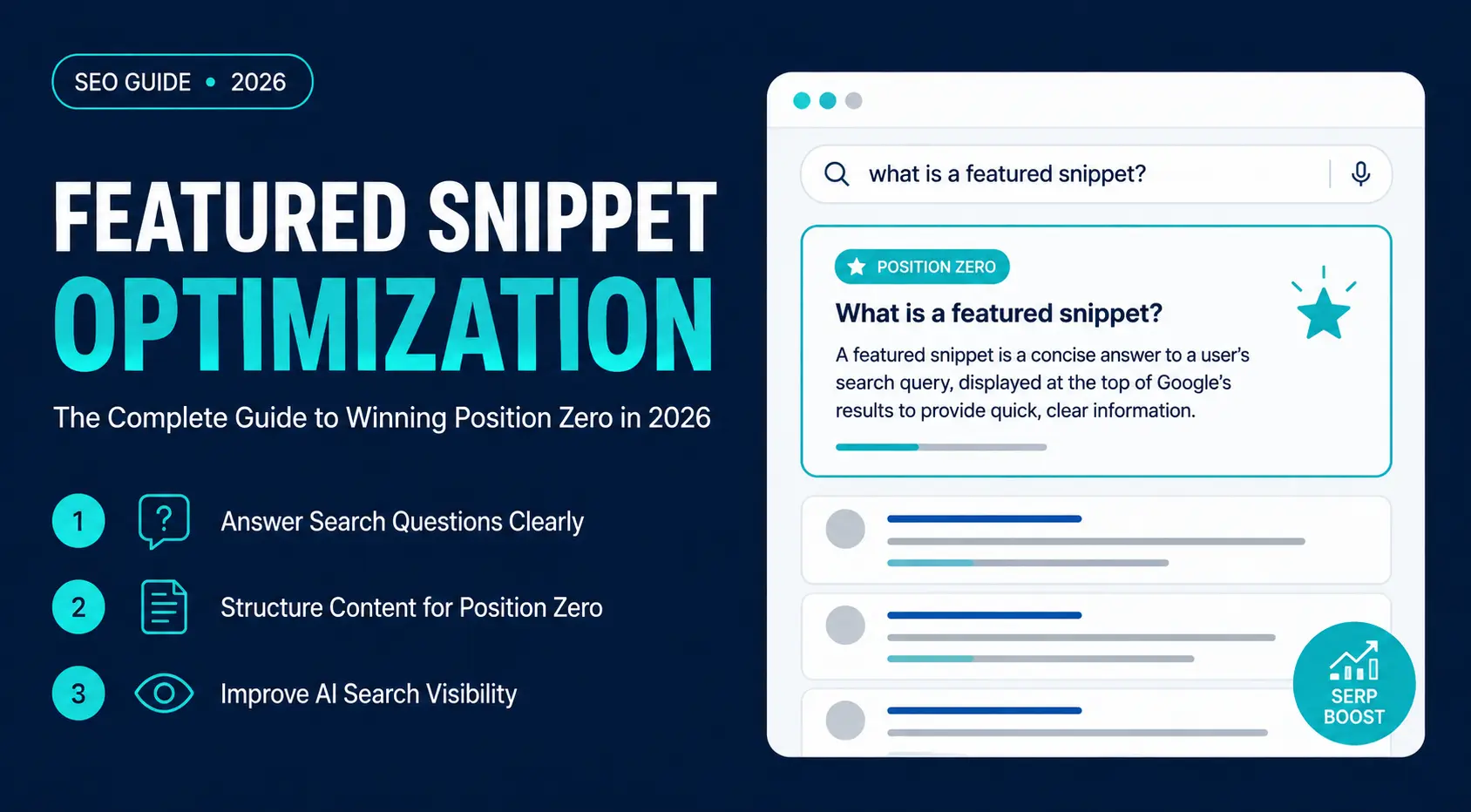 featured snippet optimisation guide 2026