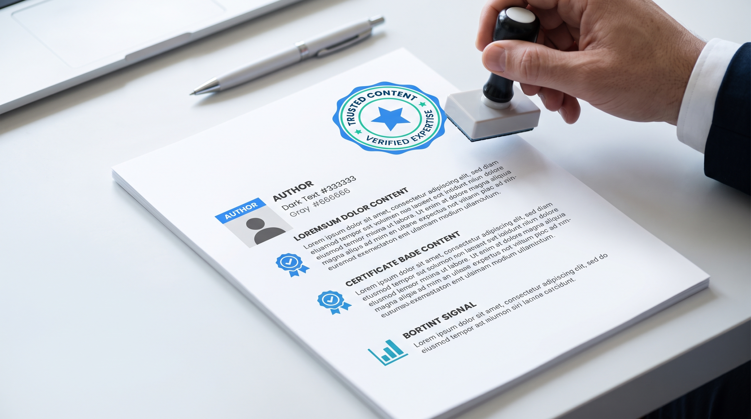 expertise signals in content