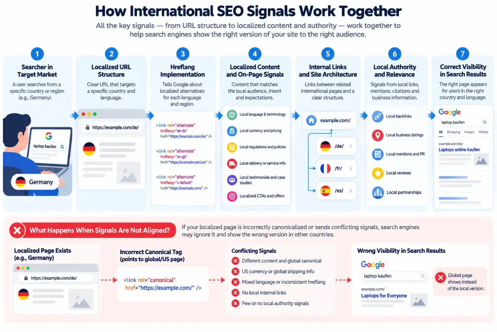 how does international seo actually work