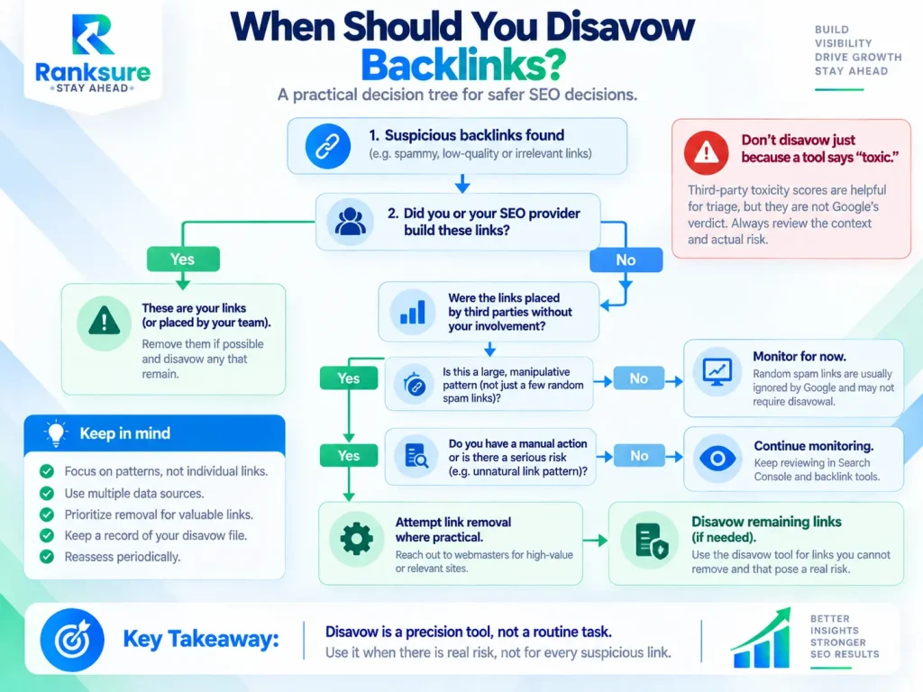 when should you use google's disavow tool