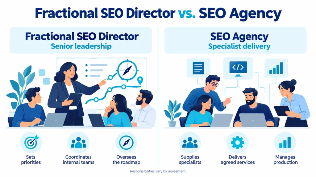 Fractional SEO Director and an SEO Agency