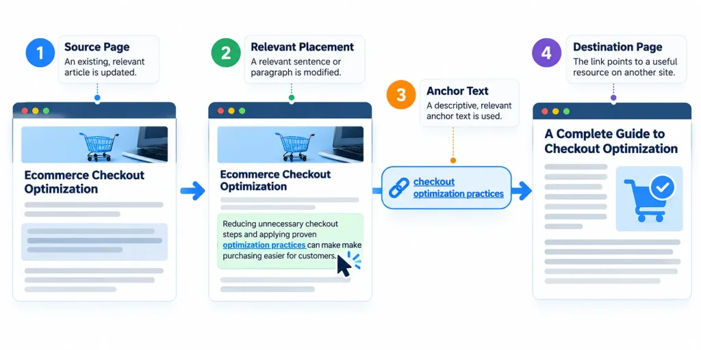 how do niche edit backlinks work