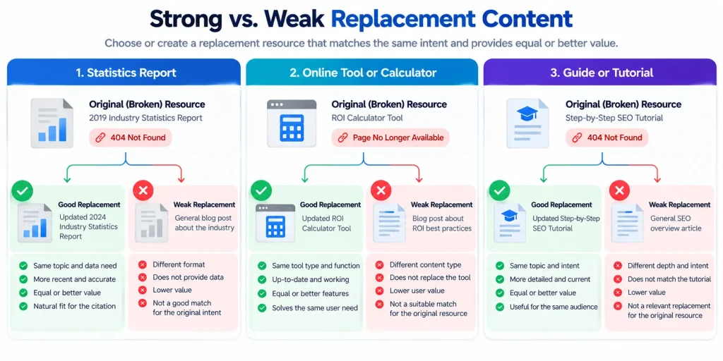 improve the replacement resource with original value